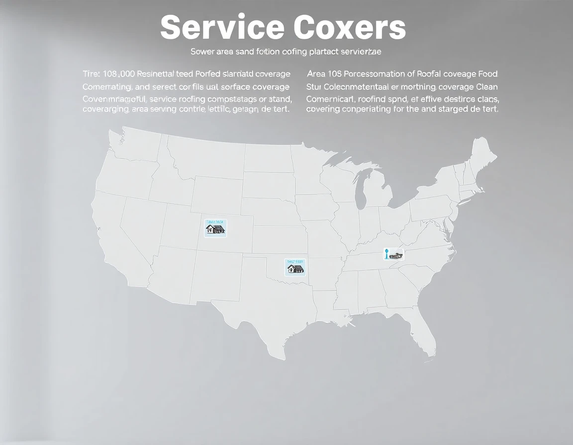 Roofing Service Areas Map
